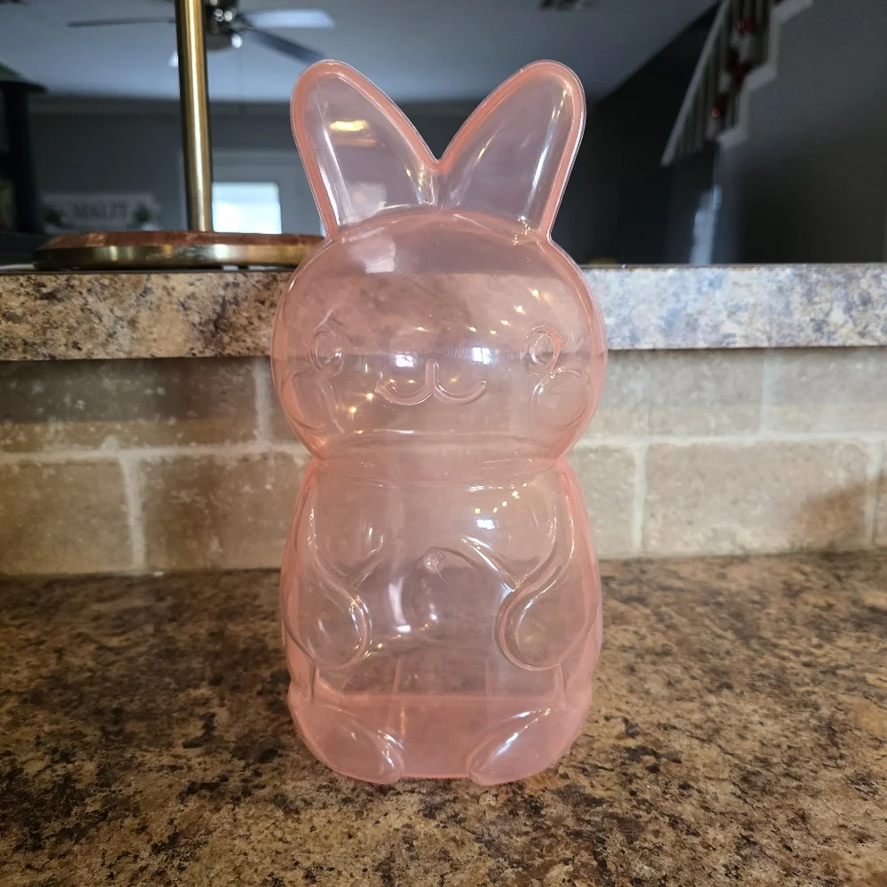 Target Bullseye Easter 2024 Plastic Easter Bunny Pink Vessel 10